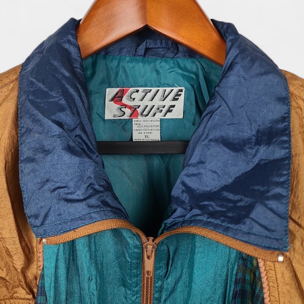 Vintage 80’s 90’s Windbreaker Jacket Coat - Picture 2 of 8